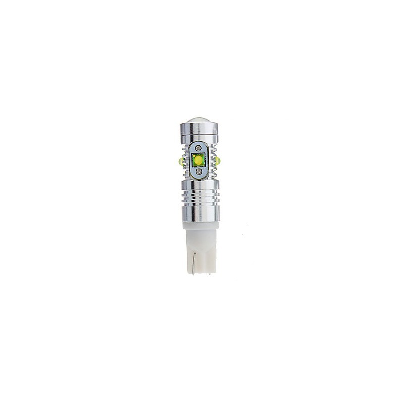 Ampoule Led T10 W5W - 25W  (CREE XBD 5SMD)  - Blanc Xenon