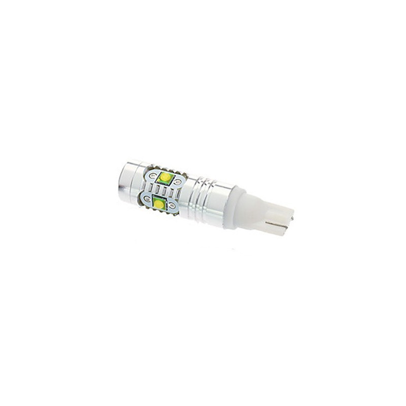 Ampoule Led T10 W5W - 25W  (CREE XBD 5SMD)  - Blanc Xenon