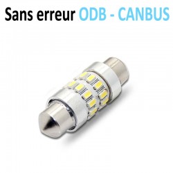 Ampoule Navette Led 24SMD 3014 - 360° anti erreur