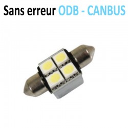 Ampoule navette Led 4SMD 5050 - anti erreur ODB