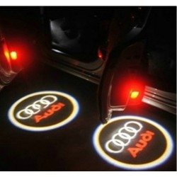 Module éclairage bas de portes logo led Audi pour Audi