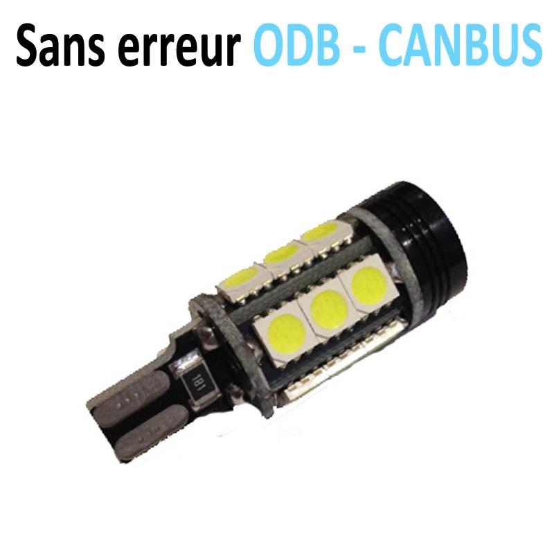 Ampoule LED W16W T15 15SMD + 1HDSMD CANBUS 9W Led Auto Discount