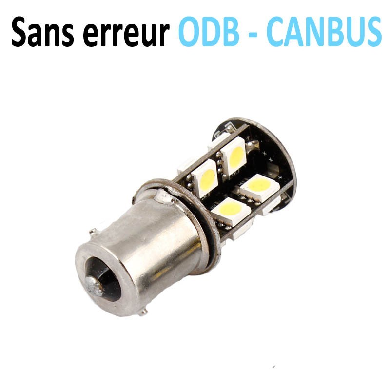 Ampoule led P21/W Ba15s - (19SMD-360) - Anti Erreur ODB