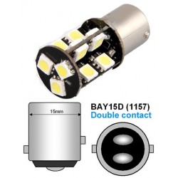 Ampoule led P21/5W Bay15d - (19SMD-360) - Anti Erreur ODB