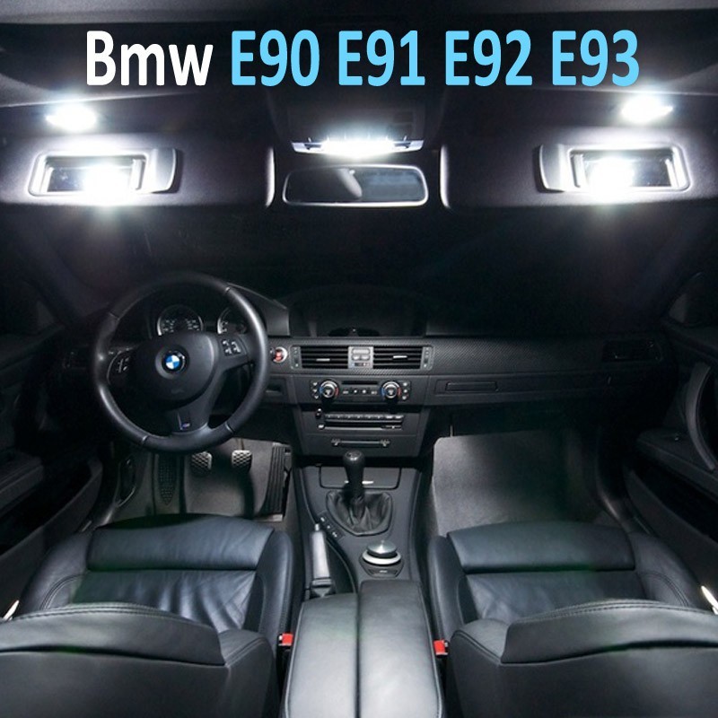 Kit ampoules à LED smd pour l'éclairage intérieur blanc BMW série 3  E90 