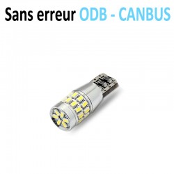 Ampoule led T10 W5W RING - (30SMD-3014) - Anti Erreur ODB