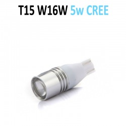 Ampoule LED W16W T15 - (5w-CREE) - Blanc