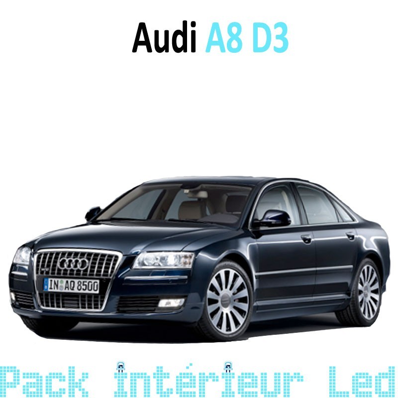 Pack Full Led intérieur Audi A8 D3