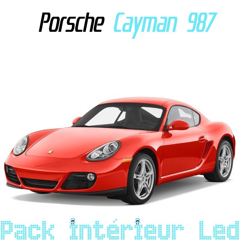 Pack Full Led interieur Porsche Cayman 987