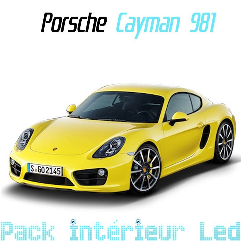 Pack Full Led interieur Porsche Cayman 981