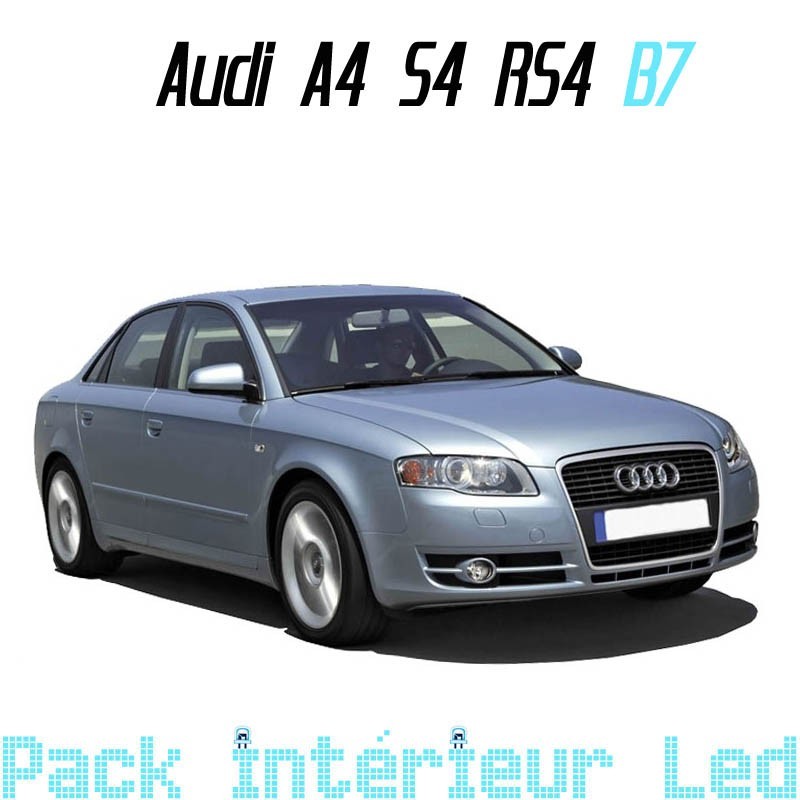Pack Intérieur Led Audi A4 S4 RS4 B7 (Berline ou Break)