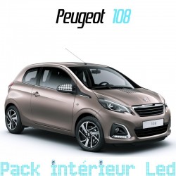 Pack intérieur led pour Peugeot 108