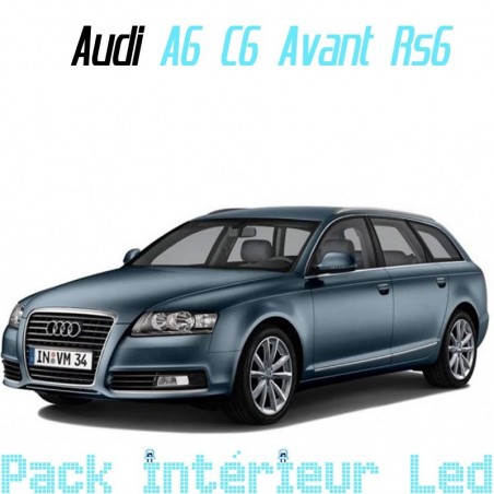Pack intérieur led pour Audi A6 C6 (Break, RS6)
