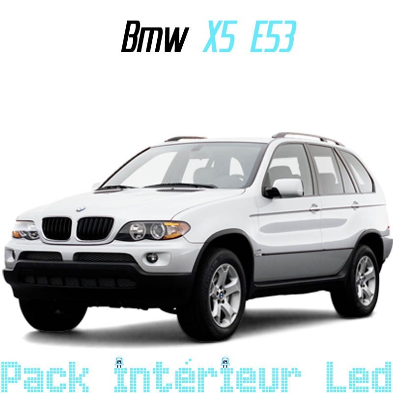 3 ampoules à LED pour l'éclairage du plafonnier BMW X5 E70