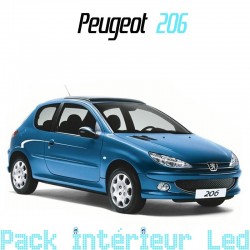 Pack intérieur extérieur led Peugeot 206