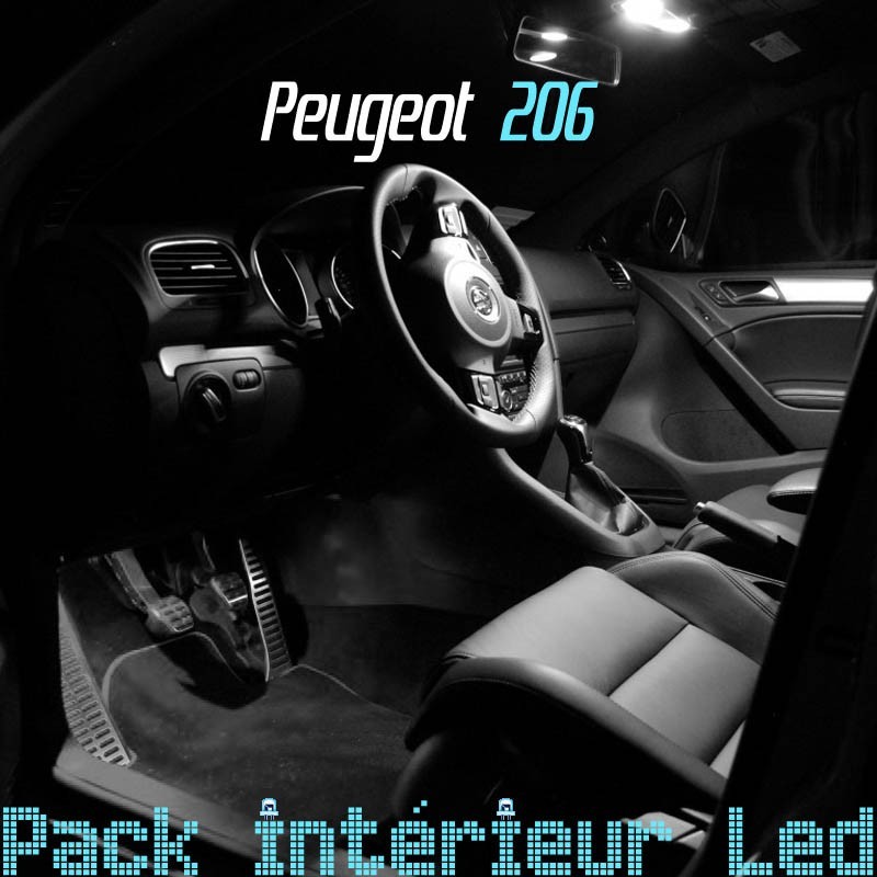 Pack led feux de recul pour Peugeot 206