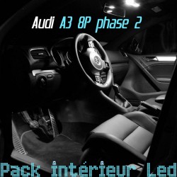 Pack Led interieur Audi A3 8P ph2