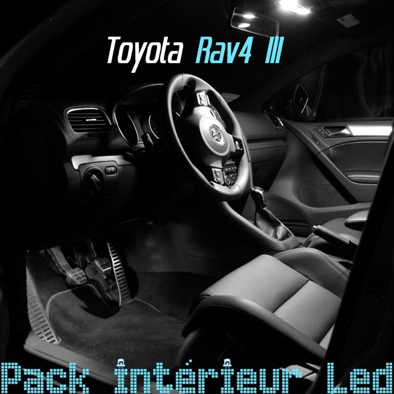 Pack Full led Intérieur Extérieur Toyota Rav 4 III