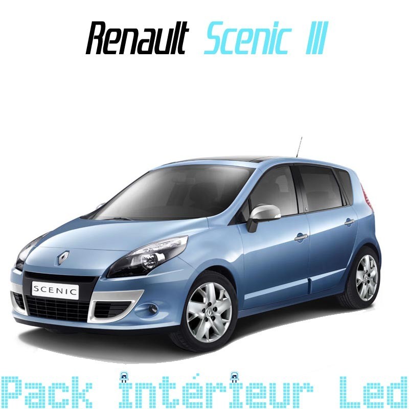 2 ampoules à LED pour l'éclairage de plaque d'immatriculation Renault  Megane 3 4