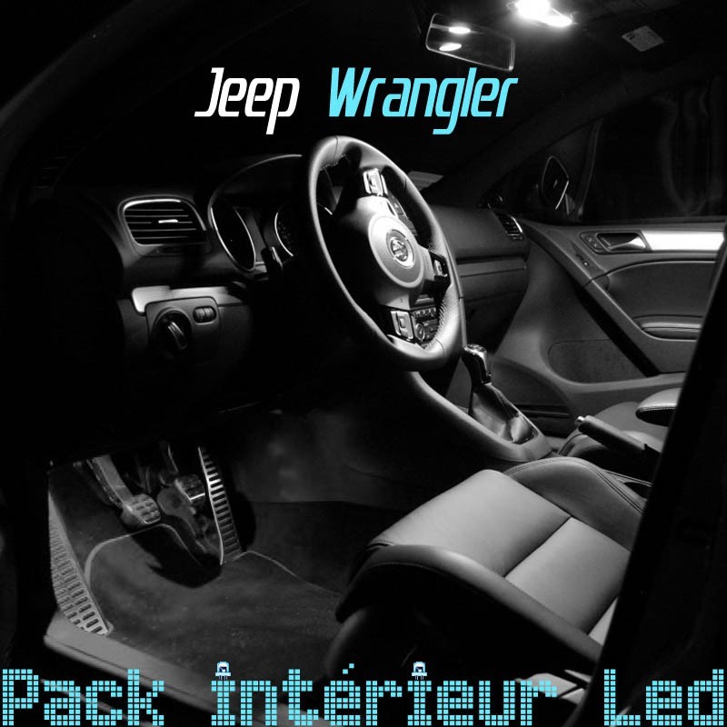 Pack Full Led interieur extérieur Jeep Wrangler JK