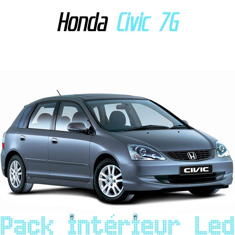 Pack Intérieur extérieur led Honda Civic 2001-2006