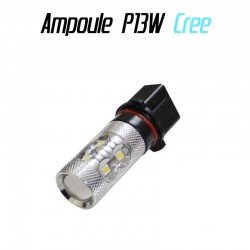 Ampoule Led P13W - 50W  (CREE Q5 XP-E)  - Blanc Xenon