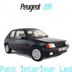 Pack intérieur extérieur led Peugeot 205