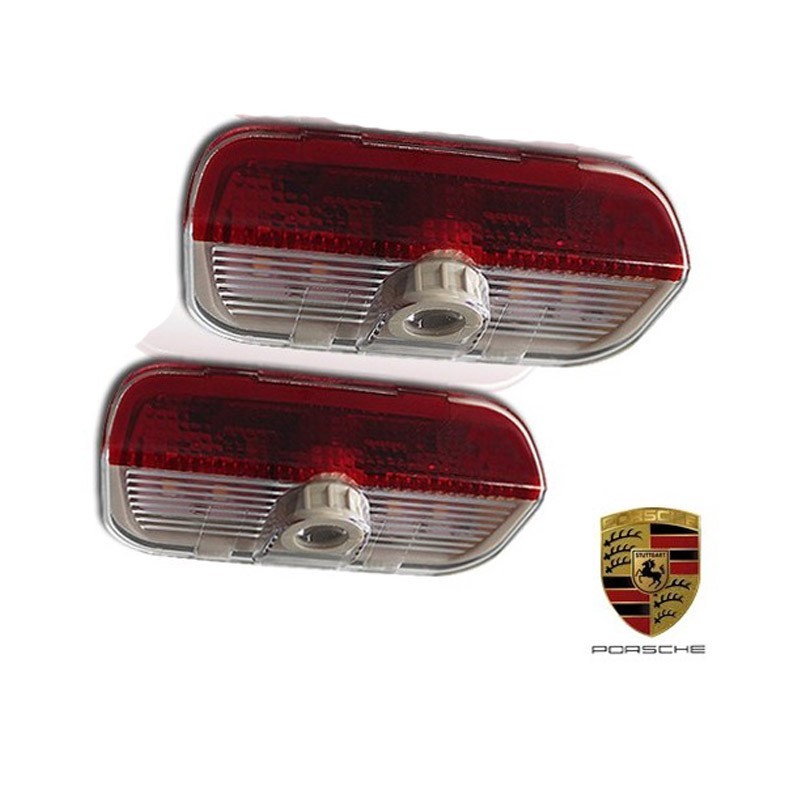 Module éclairage bas de portes LOGO LED pour Porsche Cayenne 958