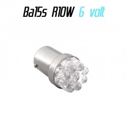 Ampoule Led 6 volt R10W Ba15s - (9led-6v)