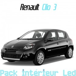 Kit ampoules à LED pour l'éclairage intérieur Renault Clio 3