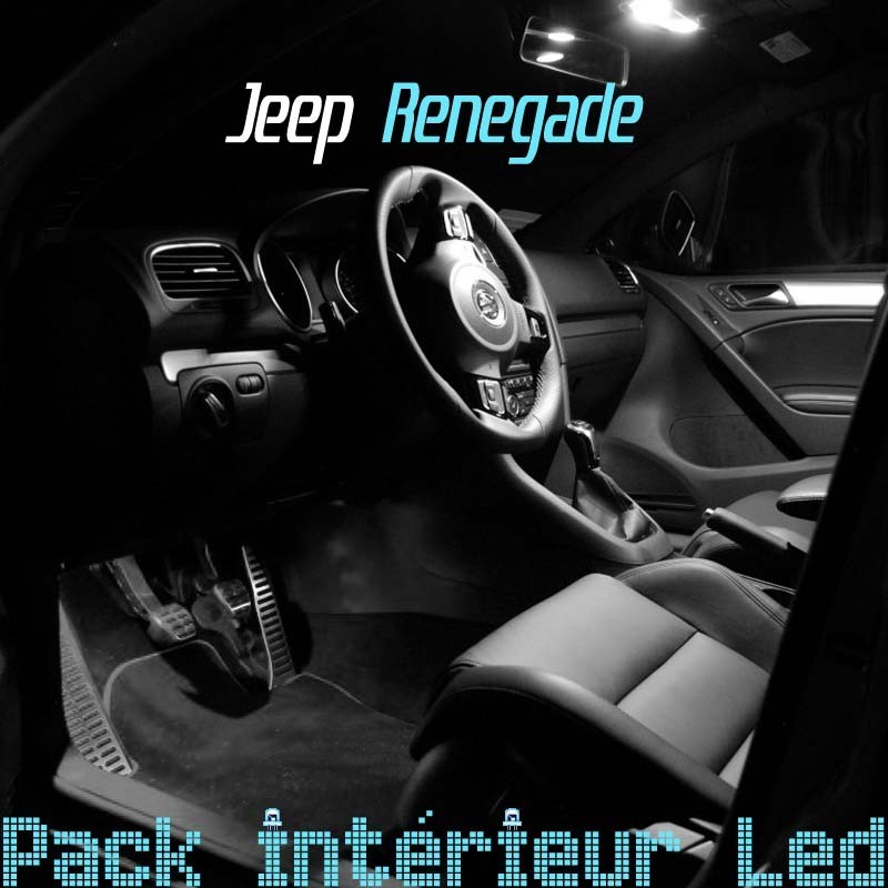 Pack Full Led interieur extérieur Jeep Renegade