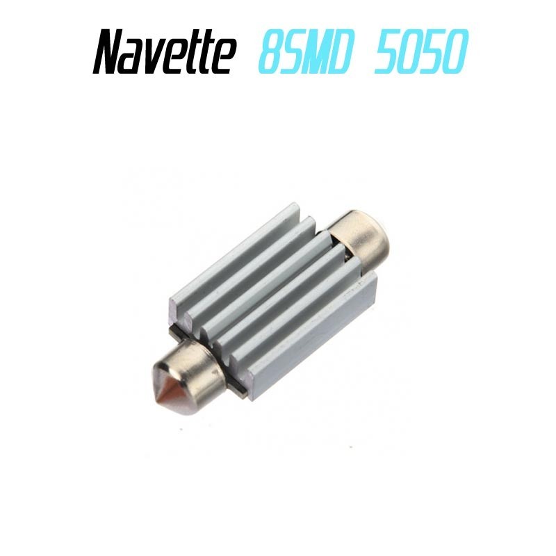 Ampoule navette Led 8 SMD 5050 anti erreur ODB