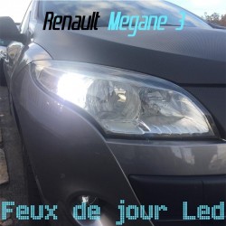 Pack feux de jour led pour Renault Megane 3