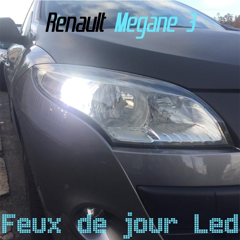 Pack feux de jour Led pour Renault Megane 3