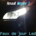 Pack feux de jour Led pour Renault Megane 3