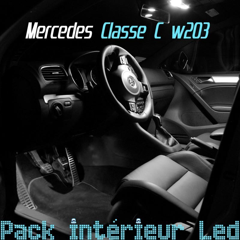 Pack Led Interieur Mercedes Classe C W203