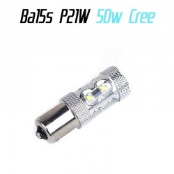 Ampoule Led P21/W Ba15s - CREE 80watt - Blanc