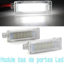 Module éclairage bas de portes LED pour BMW