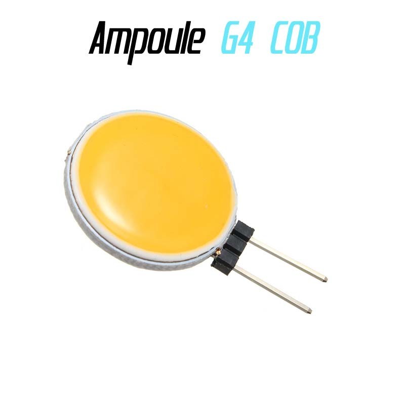 Ampoule led G4 12v blanc froid cob