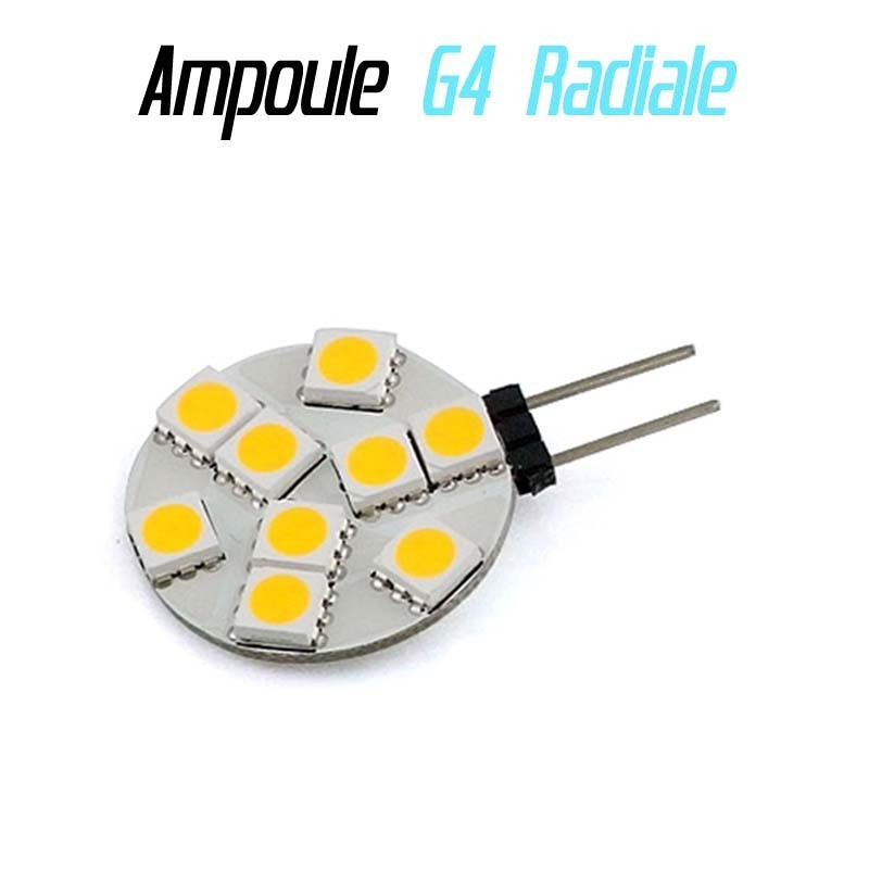 Ampoule led G4 Radiale - (9SMD)