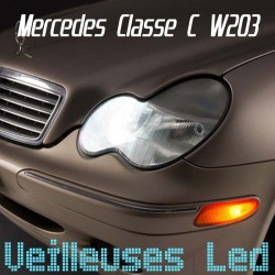 Pack veilleuses à leds pour Mercedes Classe C W203