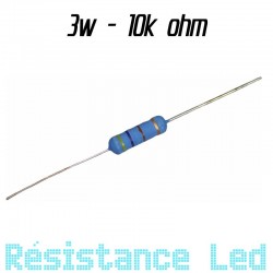 Résistance 3w 10k ohm