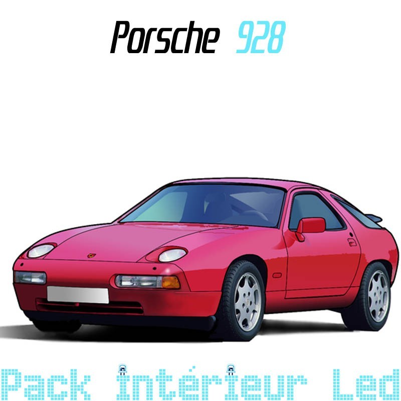 Pack Full Led intérieur Porsche 928