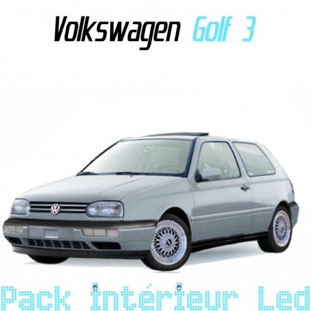 Pack intérieur led pour Volkswagen Golf 3