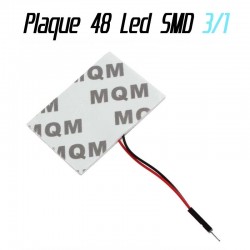 Pack 3 en 1 - Navette - ba9s - w5w - plaque 48 leds