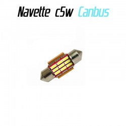 Ampoule navette Led 9 SMD 3014 anti erreur ODB