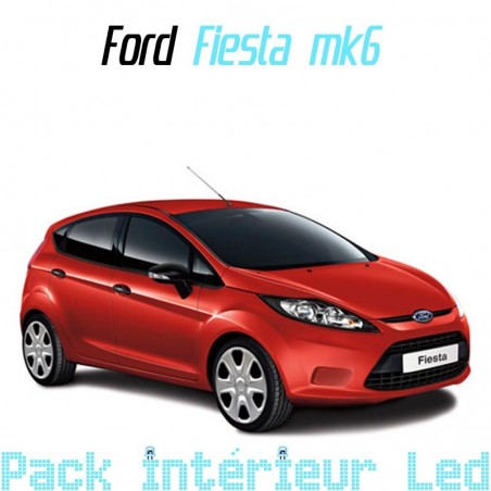 Pack intérieur led pour Ford Fiesta MK7