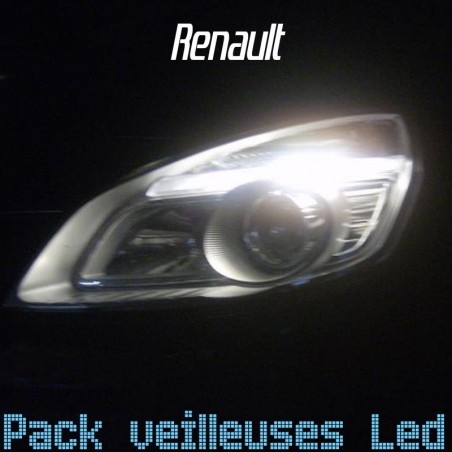 Pack ampoules veilleuses led pour Renault