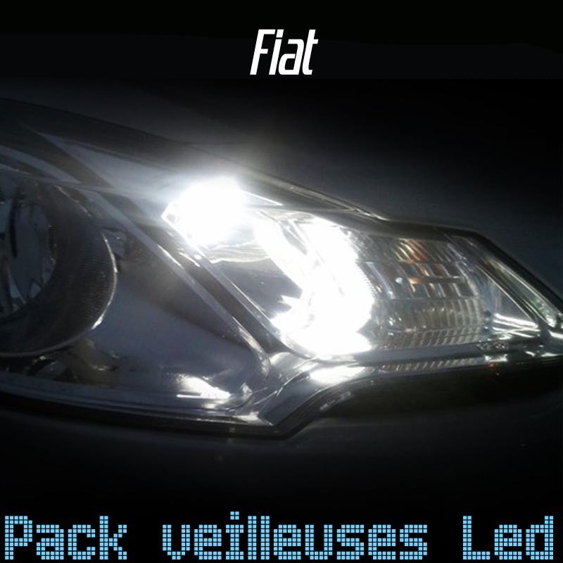 Pack veilleuses leds w5w pour Fiat