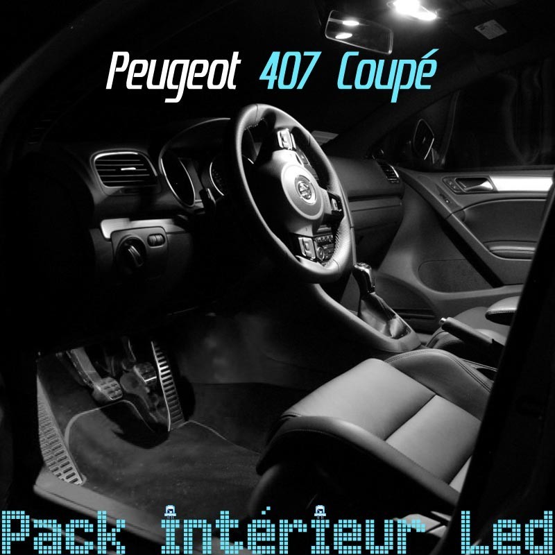 Pack Led intérieur Peugeot 407 coupé